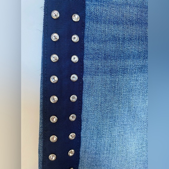 Veronica Beard Ines Rhinestone Jean Size 24 - Picture 7 of 11